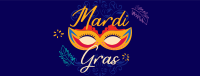Decorative Mardi Gras Facebook Cover Design