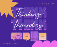 Modern Thinking Thursday Facebook Post Design
