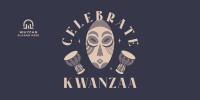 Kwanzaa African Mask  Twitter post Image Preview