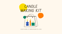 Candle Making Kit Facebook Event Cover Design