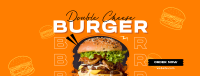 Cheese Burger Restaurant Facebook cover Image Preview