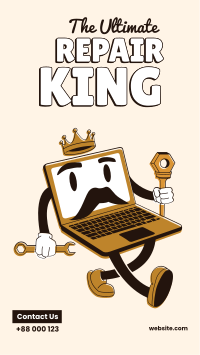 Repair King Facebook Story Design