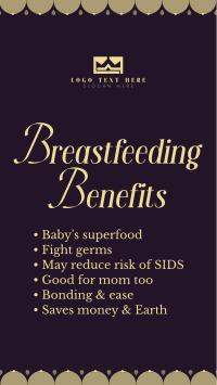 Breastfeeding Benefits Instagram reel Image Preview