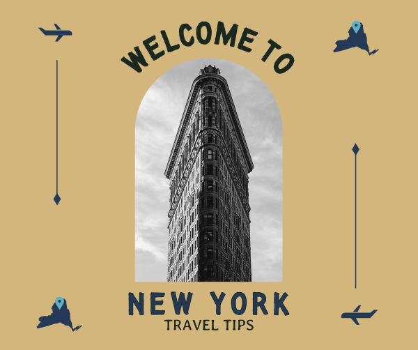 New York Travel  Facebook Post Design Image Preview