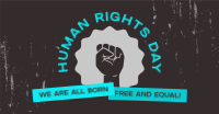 Human Rights Protest Facebook Ad Design