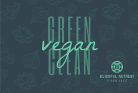 Green Clean and Vegetarian Pinterest board cover Image Preview