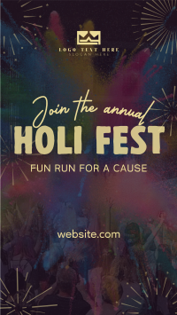 Holi Fest Fun Run Instagram Reel Preview