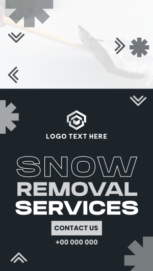 Snowy Snow Removal Facebook story Image Preview