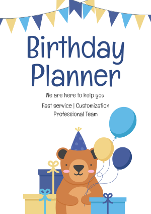 Birthday Planner Flyer Image Preview