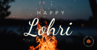Lohri Fire Facebook Ad Design