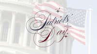 Remembering Patriot's Day Facebook Event Cover Design