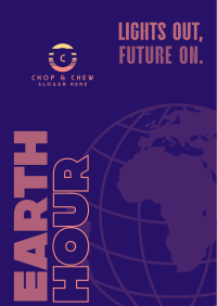 Earth Hour Movement Poster Design