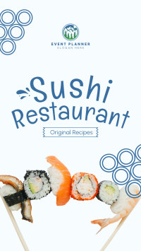 Sushi Bar Instagram Story Design