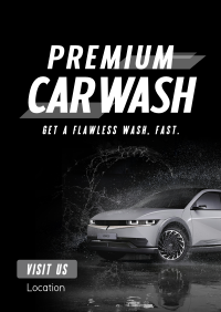 Premium Car Wash Flyer Image Preview