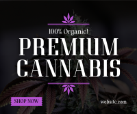 High Quality Cannabis Facebook Post Design
