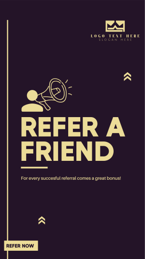 Refer A Friend To Earn Facebook story Image Preview