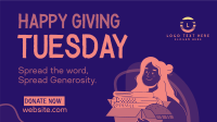 Spread Generosity Facebook Event Cover Design