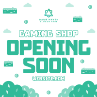 Game Shop Opening Instagram Post Image Preview