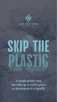 Sustainable Zero Waste Plastic Instagram reel Image Preview