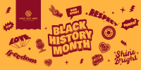Black History Month Stickers Twitter post Image Preview