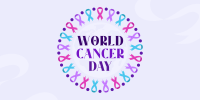 Cancer Day Ribbon Twitter post Image Preview