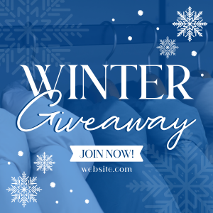 Winter Snowfall Giveaway Instagram post Image Preview