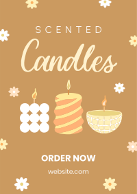 Sweet Scent Candles Flyer Design
