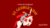 Happy St. George's Day Facebook event cover Image Preview