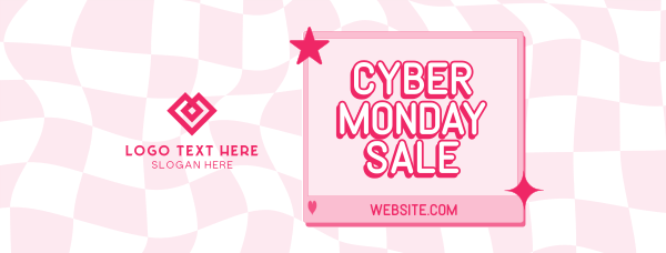 Cute Cyber Deals Facebook Cover Design Image Preview