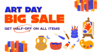 Art Materials Sale Facebook ad Image Preview