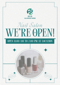 Modern Nostalgia Nail Services Flyer Image Preview