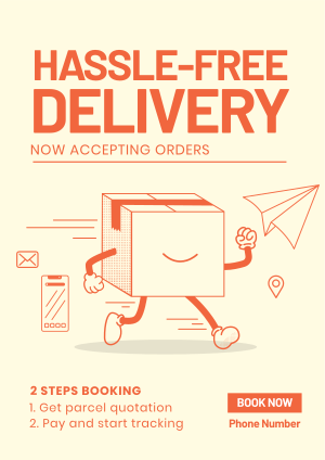 Package Delivery Booking Flyer Image Preview