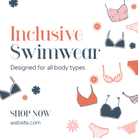 Inclusive Swimwear Instagram Post Design