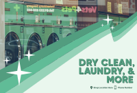Dry Clean & Laundry Pinterest Cover Design