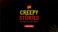 Creepy Stories Facebook Event Cover Design
