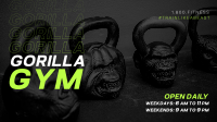 Gorilla Gym Facebook event cover Image Preview