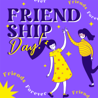 High Five Friendship Day Instagram post Image Preview