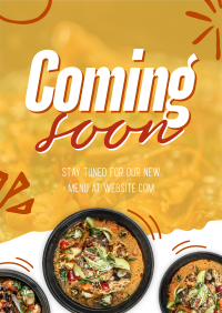 New Menu Coming Soon Poster Image Preview