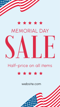 Memorial Day Sale Instagram story Image Preview