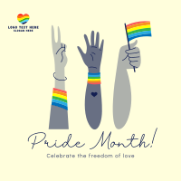 Pride Advocates Instagram Post Design