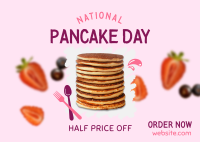 Berry Pancake Day Postcard Image Preview