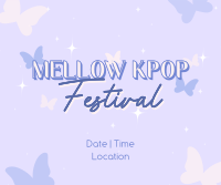 Mellow Kpop Fest Facebook Post Design