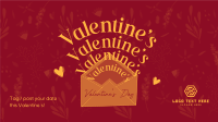 Valentine's Envelope Facebook Event Cover Design