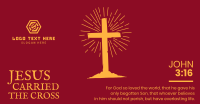 Jesus Cross Facebook Ad Image Preview
