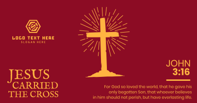 Jesus Cross Facebook Ad Image Preview