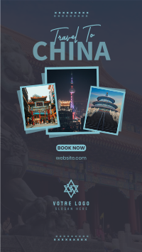 Travelling China Instagram Story Design