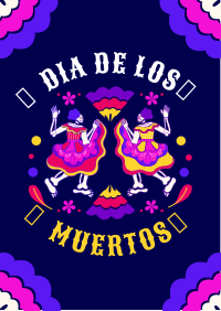 Lets Dance in Dia De Los Muertos Flyer Image Preview
