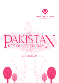 Pakistan Day Landmark Poster Image Preview