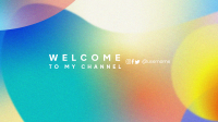 Bright and Colorful YouTube cover (channel art) Image Preview