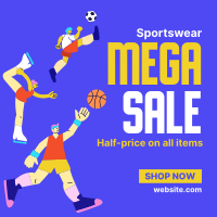 Super Sports Sale Instagram Post Design